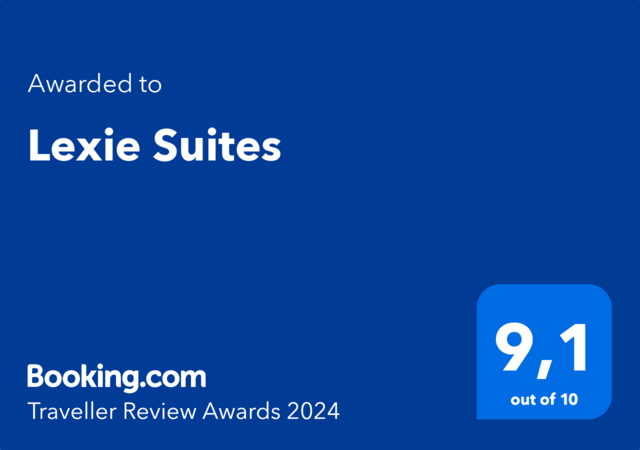 Booking.com Traveller Review Award 2024 — 9,1/10